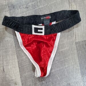 Intimo  Red and Black thong